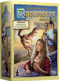 JEU CARCASSONNE - EXTENSION 3 : PRINCESSES ET DRAGONS